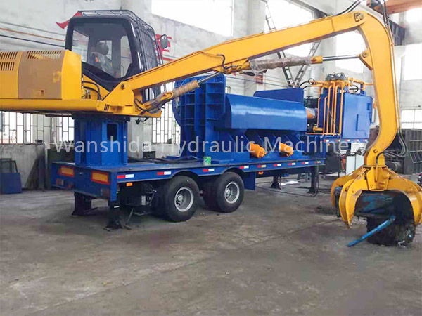 Y83/D-3000B Mobile Scrap Metal Baler with Diesel engine power supply